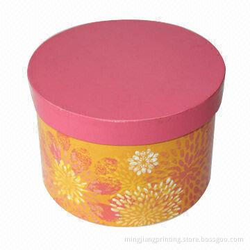 Round Box, Full Color Printed Available, Customized Sizes Welcomed